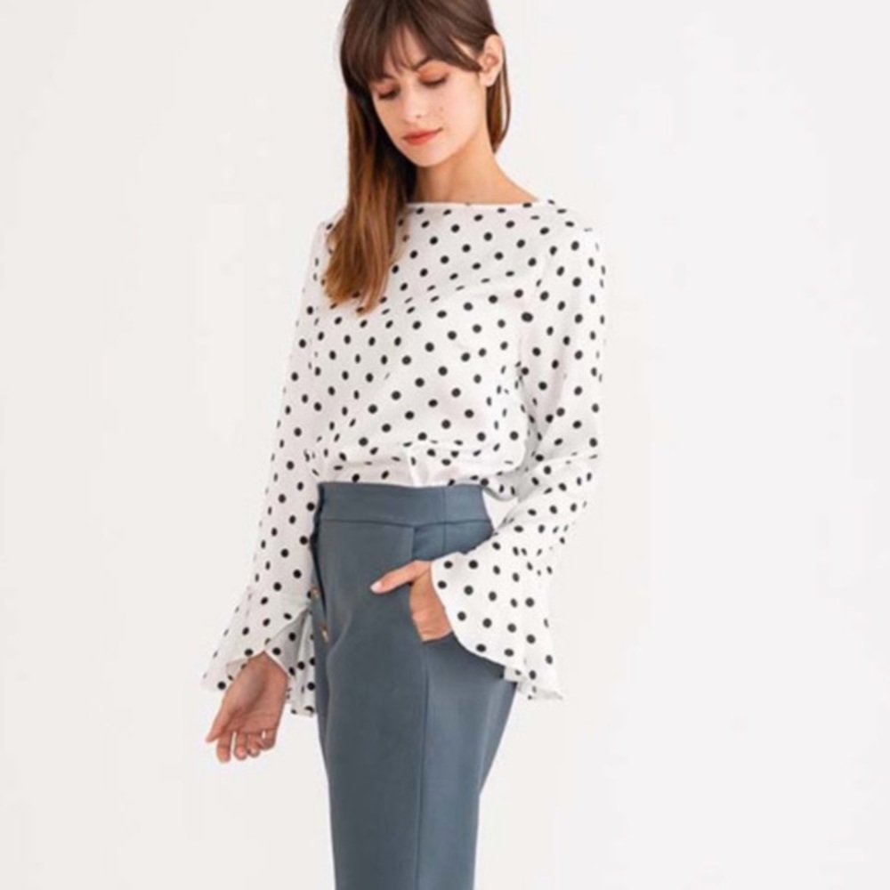 Petite Studio NYC Polka Dot Top